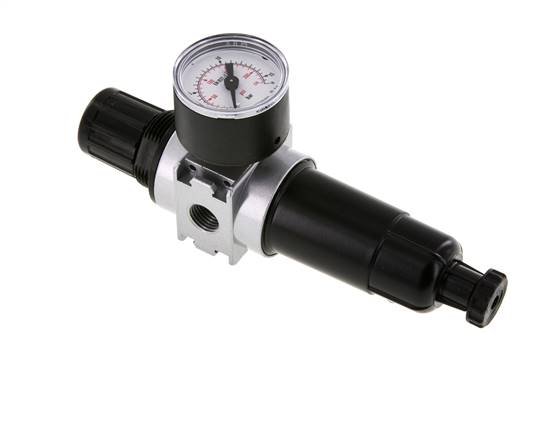 Filter-Regler G1/4'' 1450l/min 0,5-10,0bar/7-145psi 40 mm Manometer Multifix 0