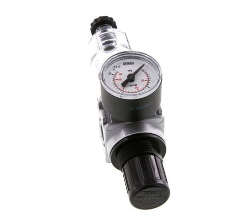 Filter-Regler G1/4'' 1450l/min 0,5-10,0bar/7-145psi 40 mm Manometer Multifix 0