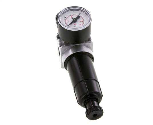 Filter-Regler G1/4'' 1450l/min 0,5-10,0bar/7-145psi 40 mm Manometer Multifix 0