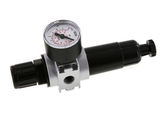 Filter-Regler G1/4'' 1450l/min 0,2-6,0bar/3-87psi 40 mm Manometer Multifix 0