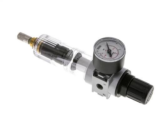 Filter-Regler G1/8'' 1450l/min 0,5-10,0bar/7-145psi 40 mm Manometer Multifix 0