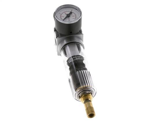 Filter-Regler G1/4'' 1450l/min 0,5-10,0bar/7-145psi 40 mm Manometer Multifix 0