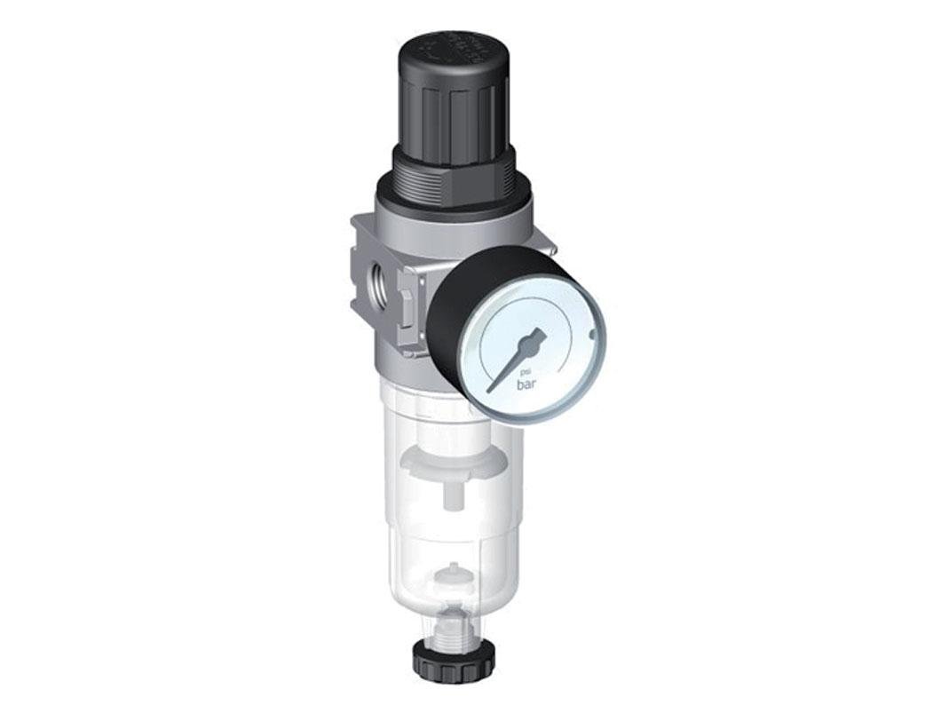 Filter-Regler G1/4'' 700l/min 0,5-10,0bar/7-145psi 40 mm Manometer Multifix 0