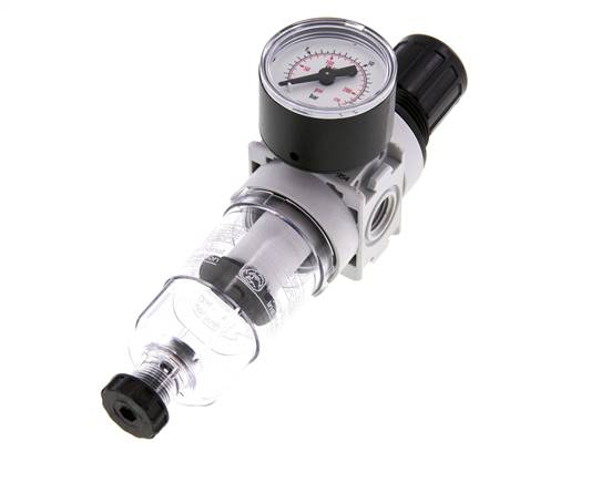 Filter-Regler G1/4'' 700l/min 0,1-3,0bar/1-44psi 40 mm Manometer Multifix 0