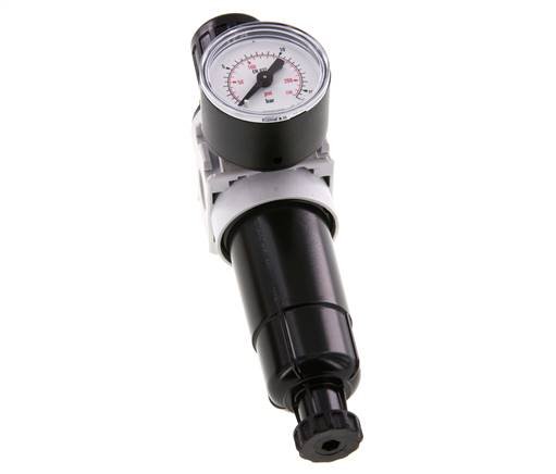 Filter-Regler G1/4'' 700l/min 0,5-10,0bar/7-145psi 40 mm Manometer Multifix 0