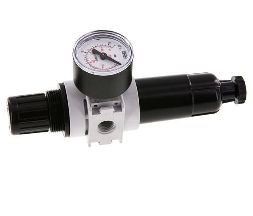Filter-Regler G1/4'' 700l/min 0,5-10,0bar/7-145psi 40 mm Manometer Multifix 0