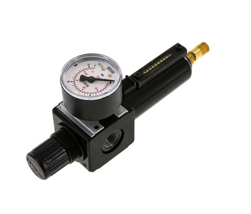 Filter-Regulator G3/8'' 1600l/min 0.5-10.0bar/7-145psi Auto Metal Multifix 1