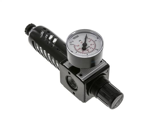 Filter-Regler G3/8'' 1600l/min 0,5-16,0bar/7-232psi Schutzkorb Multifix 1