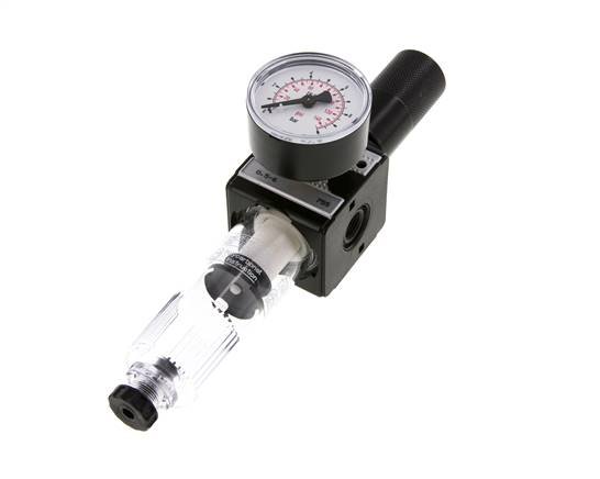 Filter-Regler G1/4'' 1600l/min 0,2-6,0bar/3-87psi Zylinderschloss Multifix 1
