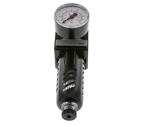 Filter-Regler G1/4'' 1600l/min 0,2-6,0bar/3-87psi Schutzkorb Multifix 1