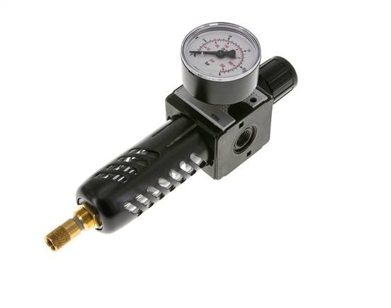 Filter-Regler G1/4'' 1600l/min 0,5-16,0bar/7-232psi Schutzkorb Multifix 1