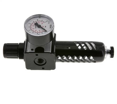Filter-Regler G1/4'' 1600l/min 0,2-6,0bar/3-87psi Schutzkorb Multifix 1