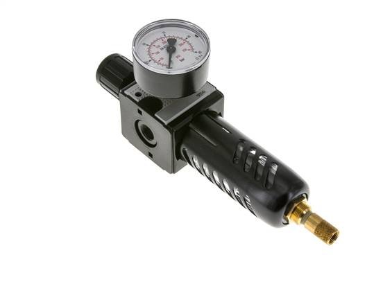 Filter-Regler G1/4'' 1600l/min 0,5-16,0bar/7-232psi Schutzkorb Multifix 1
