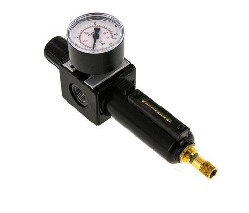 Filter-Regulator G3/8'' 1600l/min 0.5-10.0bar/7-145psi Auto Metal Multifix 1