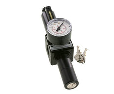 Filterregler G3/8'' 1600l/min 0.5-10.0bar/7-145psi Halbautomatische Zylinder-Verriegelung Metall Multifix 1