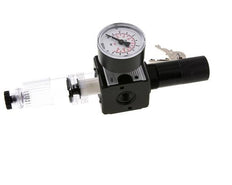 Filter-Regler G1/4'' 1600l/min 0,2-6,0bar/3-87psi Zylinderschloss Multifix 1