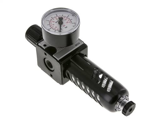 Filter-Regler G1/4'' 1600l/min 0,2-6,0bar/3-87psi Schutzkorb Multifix 1
