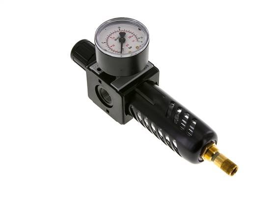 Filter-Regler G3/8'' 1600l/min 0,5-10,0bar/7-145psi Schutzkorb Multifix 1
