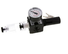 Filter-Regulator G3/8'' 1600l/min 0.2-6.0bar/3-87psi Halbautomatische Zylinder-Verriegelung Polycarbonat Multifix 1