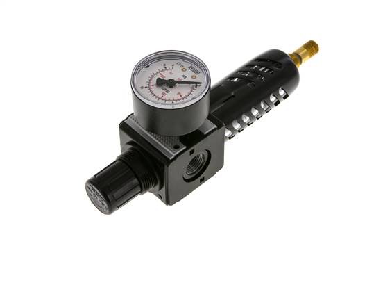 Filter-Regler G3/8'' 1600l/min 0,5-10,0bar/7-145psi Schutzkorb Multifix 1
