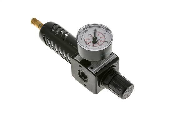 Filter-Regler G1/4'' 1600l/min 0,5-16,0bar/7-232psi Schutzkorb Multifix 1