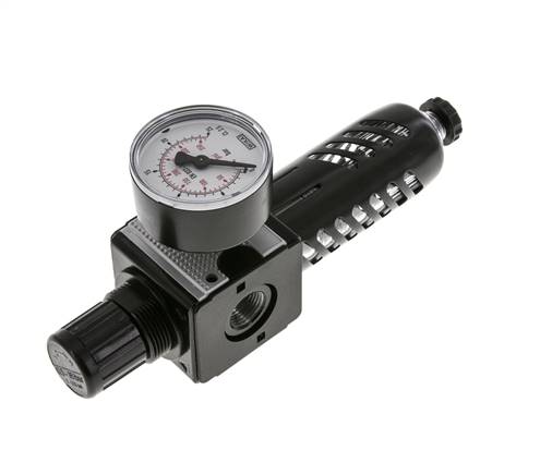 Filter-Regler G3/8'' 1600l/min 0,5-16,0bar/7-232psi Schutzkorb Multifix 1