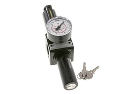 Filterregler G3/8'' 1600l/min 0.5-16.0bar/7-232psi Halbautomatische Zylinderklemme Metall Multifix 1