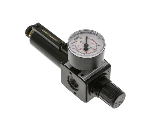 Filter-Regler G3/8'' 1600l/min 0,5-10,0bar/7-145psi Multifix 1