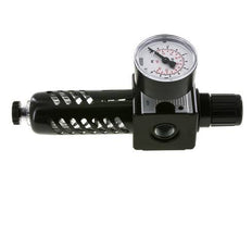 Filter-Regulator G3/8'' 1600l/min 0.2-6.0bar/3-87psi Halbautomatischer Schutzkäfig aus Polycarbonat Multifix 1