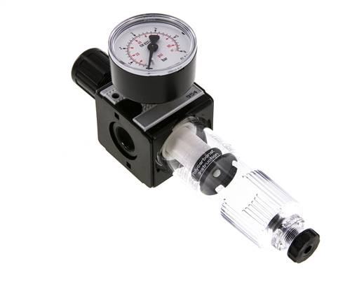 Filter-Regulator G3/8'' 1600l/min 0.1-3.0bar/1-44psi Semi-Auto Polycarbonat Multifix 1