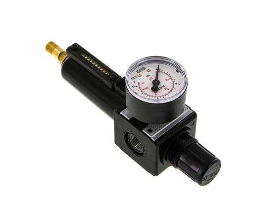 Filter-Regulator G3/8'' 1600l/min 0.5-10.0bar/7-145psi Auto Metal Multifix 1