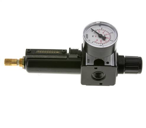 Filter-Regler G1/4'' 1600l/min 0,5-16,0bar/7-232psi Multifix 1