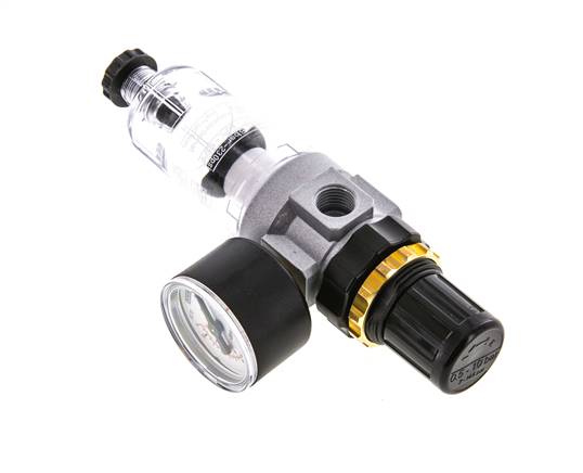 Filter-Regler G1/4'' 350l/min 0,5-10,0bar/7-145psi Standard 0
