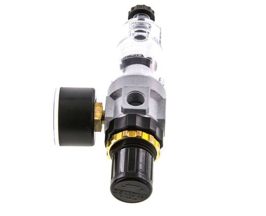 Filter-Regler G1/4'' 350l/min 0,5-3,0bar/7-44psi Standard 0
