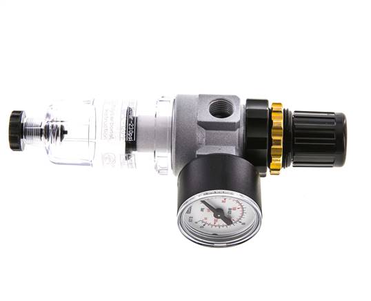 Filter-Regler G1/4'' 350l/min 0,5-10,0bar/7-145psi Standard 0
