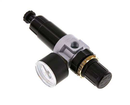 Filter-Regler G1/4'' 350l/min 0,5-10,0bar/7-145psi Standard 0
