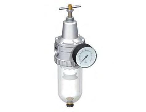 Filter-Regulator G1/2'' 3000l/min 0.1-3.0bar/1-44psi Auto (Geschlossen ohne Druck) Polycarbonat Standard 3