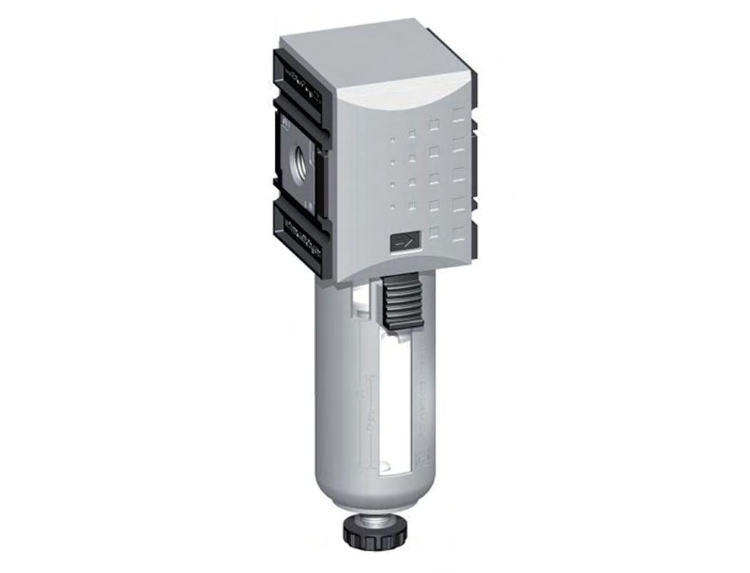 Filter 5microns G1/4'' 2200l/min Semi-Auto Polycarbonat Futura 1