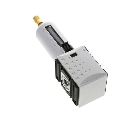 Filter 5microns G1/4'' 2200l/min Auto Polycarbonat Futura 1
