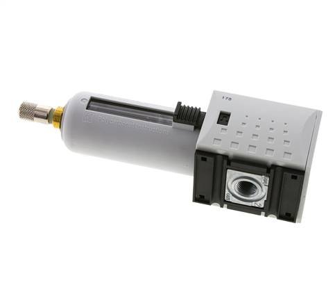 Filter 5microns G1/4'' 2200l/min Auto (Geschlossen ohne Druck) Polycarbonat Futura 1