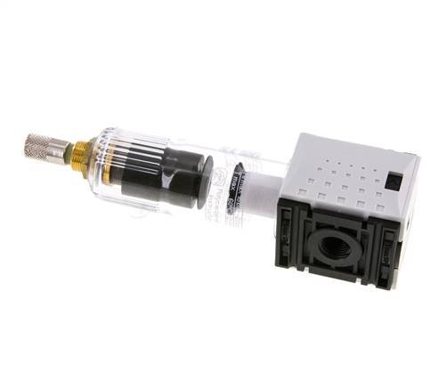 Filter 5microns G1/4'' 1000l/min Auto (Geschlossen ohne Druck) Polycarbonat Futura 0