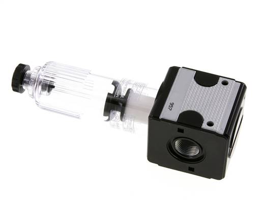 Filter 5microns G3/8'' 2000l/min Semi-Auto Polycarbonat Multifix 1