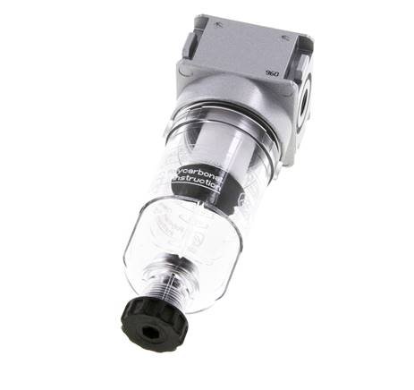 Filter 5microns G1/8'' 1000l/min Semi-Auto Polycarbonat Multifix 0