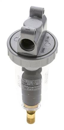 Filter 5microns G3/8'' 800l/min Auto Polycarbonat Standard 1