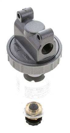 Filter 5microns G1/4'' 800l/min Semi-Auto Polycarbonat Standard 1