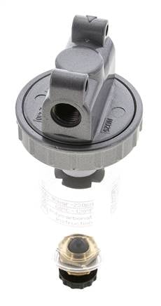 Filter 5microns G1/4'' 800l/min Semi-Auto Polycarbonat Standard 1