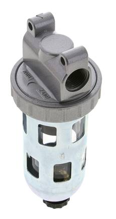 Filter 5microns G3/8'' 800l/min Semi-Auto Schutzkäfig Polycarbonat Standard 1