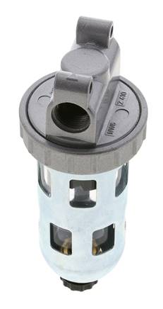 Filter 5microns G3/8'' 800l/min Semi-Auto Schutzkäfig Polycarbonat Standard 1