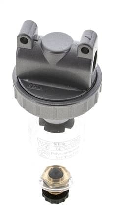 Filter 5microns G1/4'' 800l/min Semi-Auto Polycarbonat Standard 1