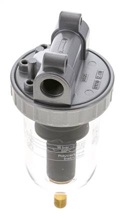 Filter 40microns G3/8'' 3100l/min Auto Polycarbonat Standard 2